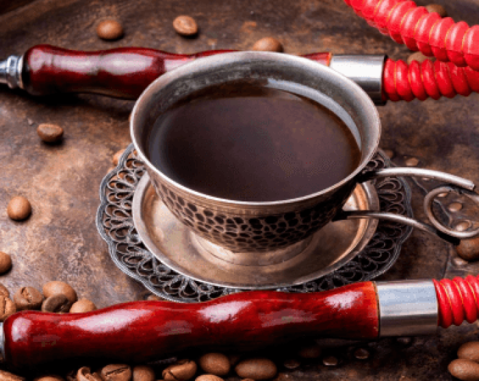 قهوة تركية و شيشة